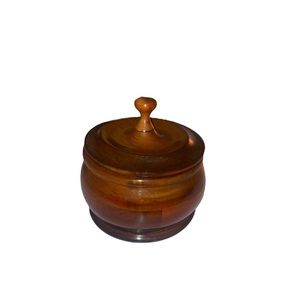 Vintage turned wooden bowl